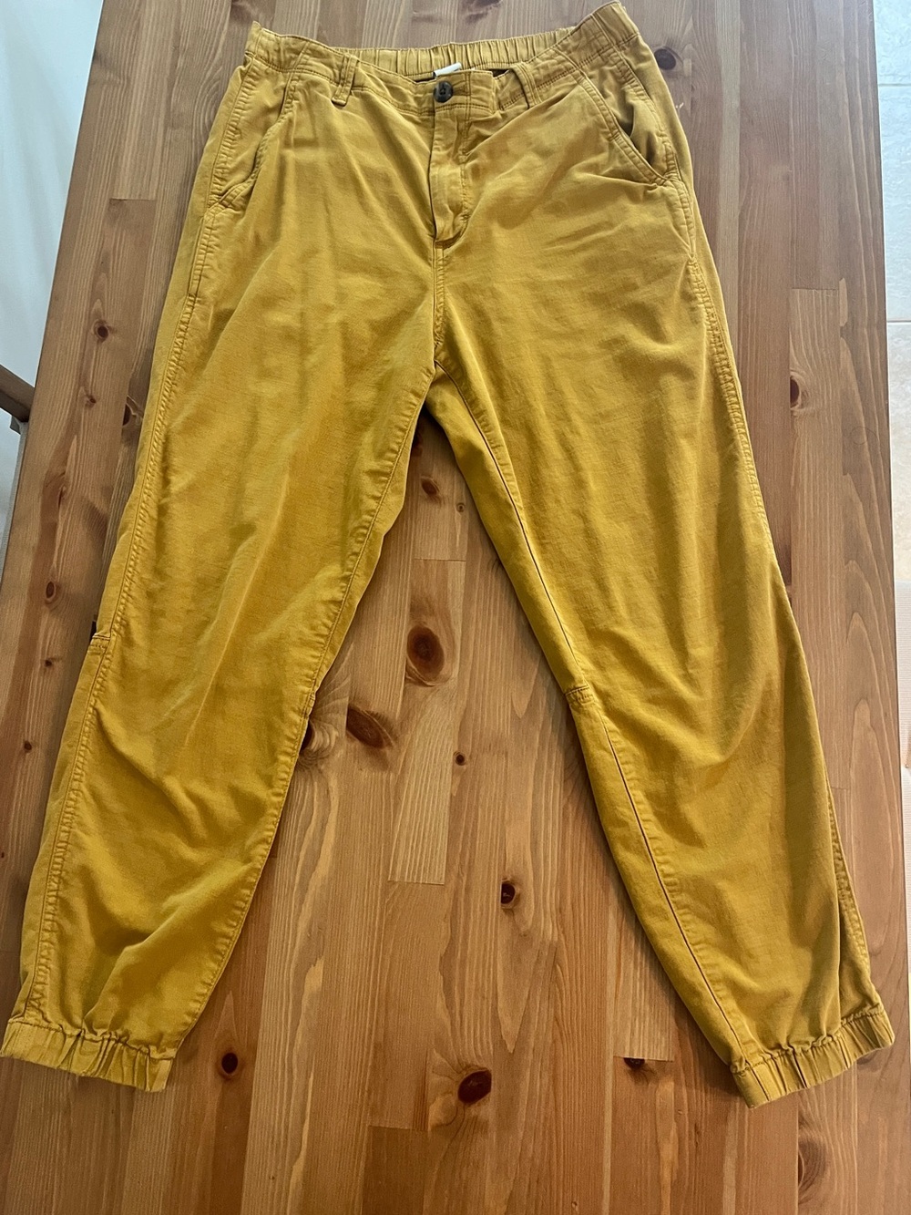 GAP Mustard Yellow Casual Jogger Pants size 8
